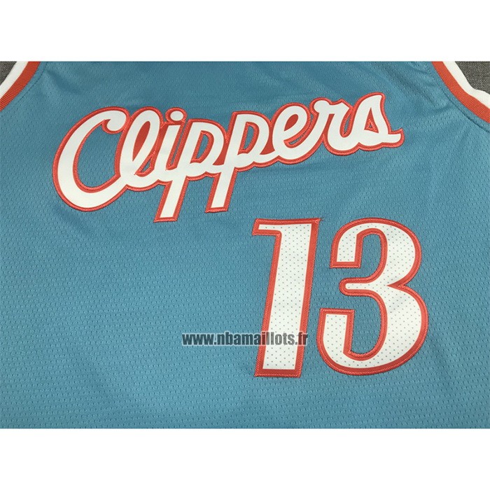 Maillot Los Angeles Clippers Paul George NO 13 Ville 2021-22 Bleu